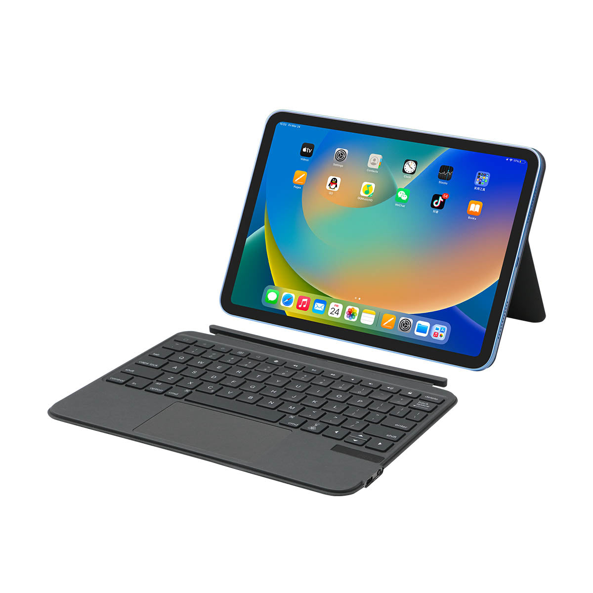 Keyboard case for iPad