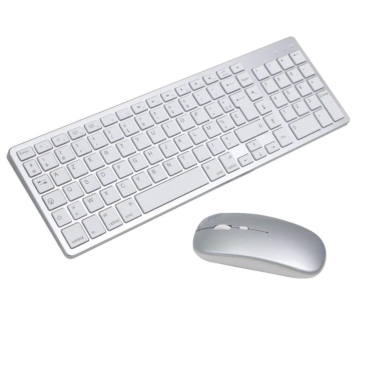 Ensemble clavier et souris sans fil portables et minces OEM/ODM (2.4G/Bluetooth), vente en gros, pour plusieurs systèmes, plusieurs couleurs