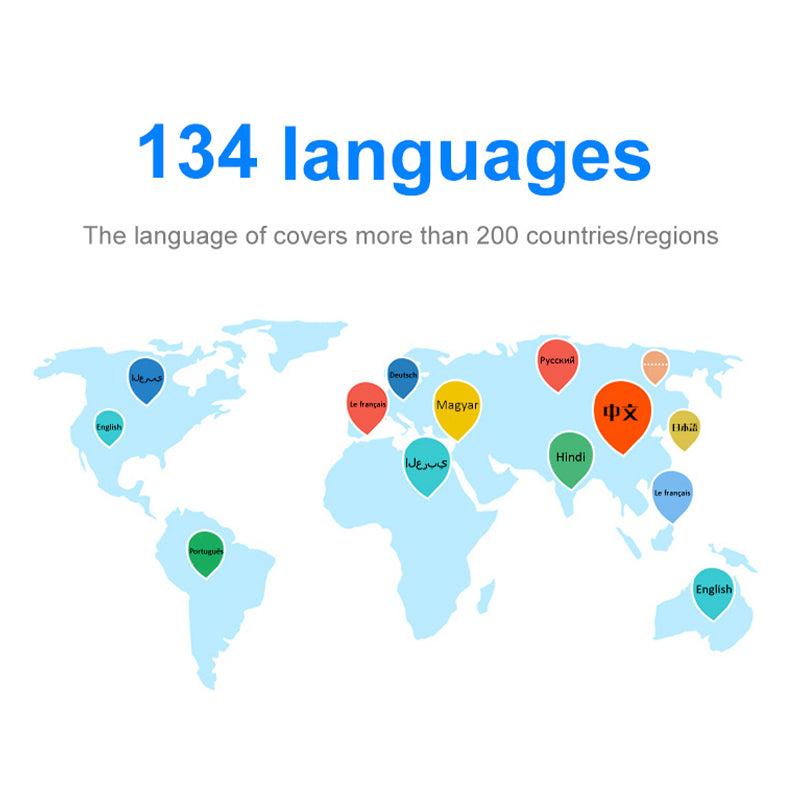Traduction de photos hors ligne en temps réel, traducteur vocal intelligent mondial, 138 langues, nouvel arrivage