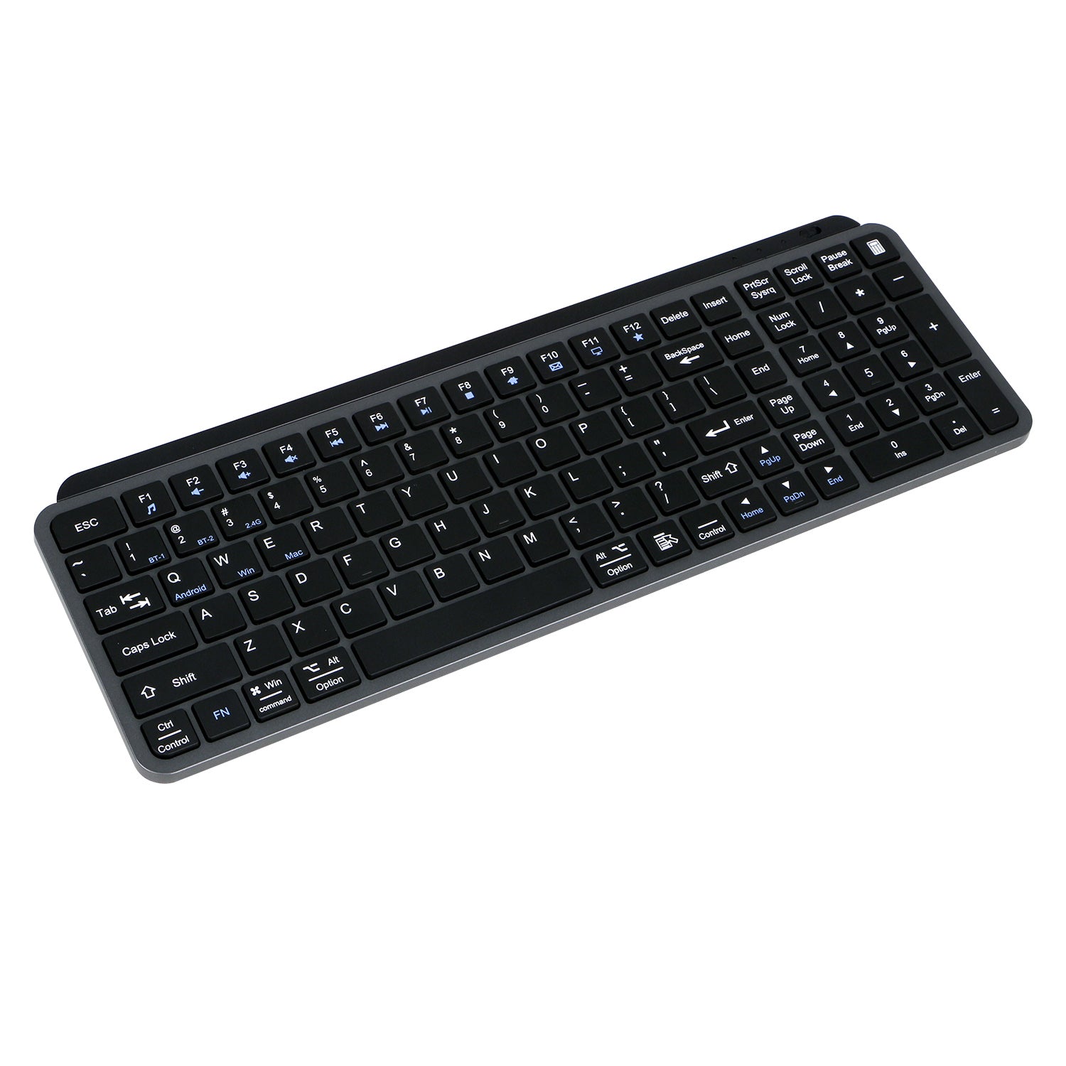 Factory Price Dual-mode Wireless Keyboard support Bluetooth and 2.4G connection for Desktop/Laptop/Tablet/Phone