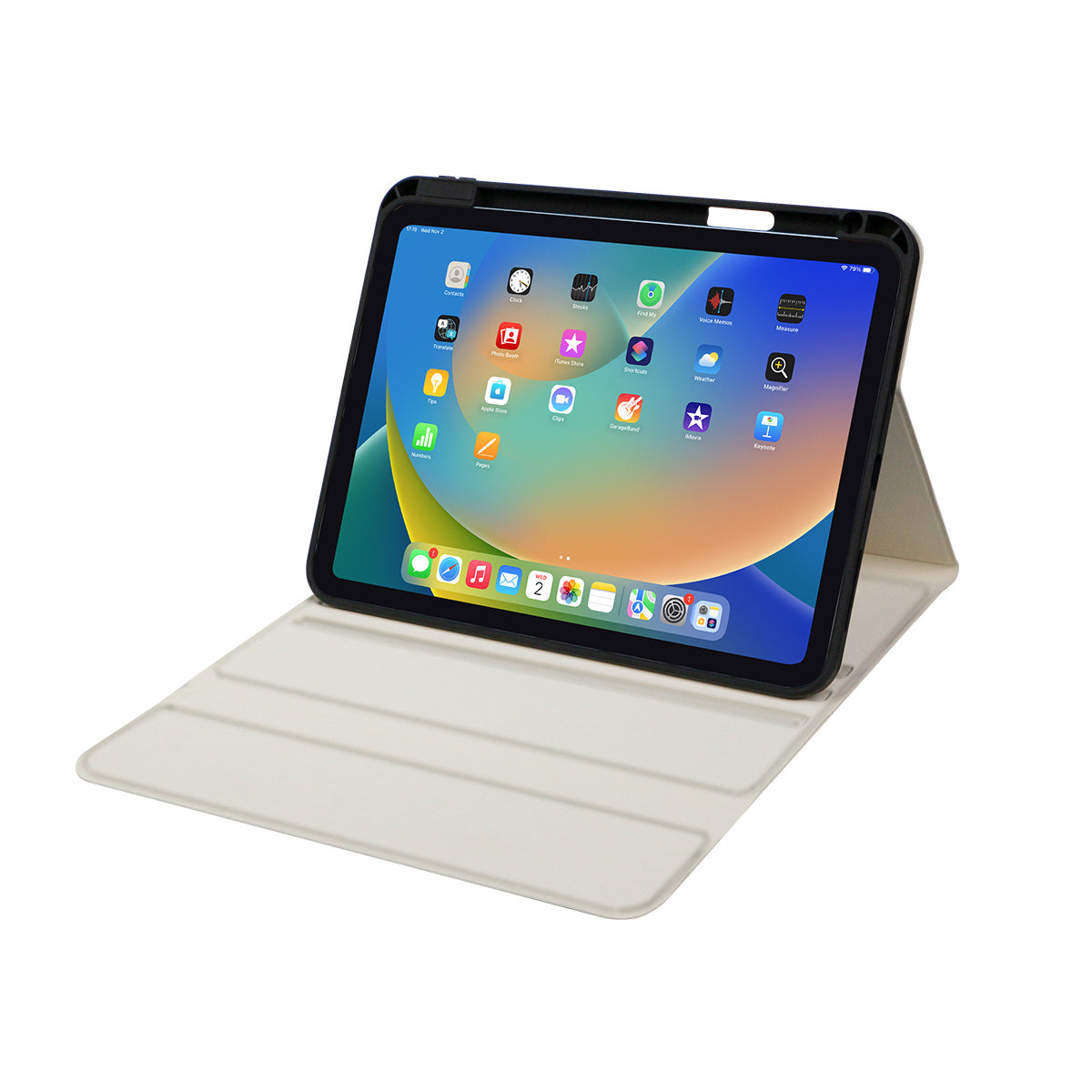 Magnifique étui de protection détachable en acrylique pour tablette Ipad 10.9, étui antichoc, couverture intelligente