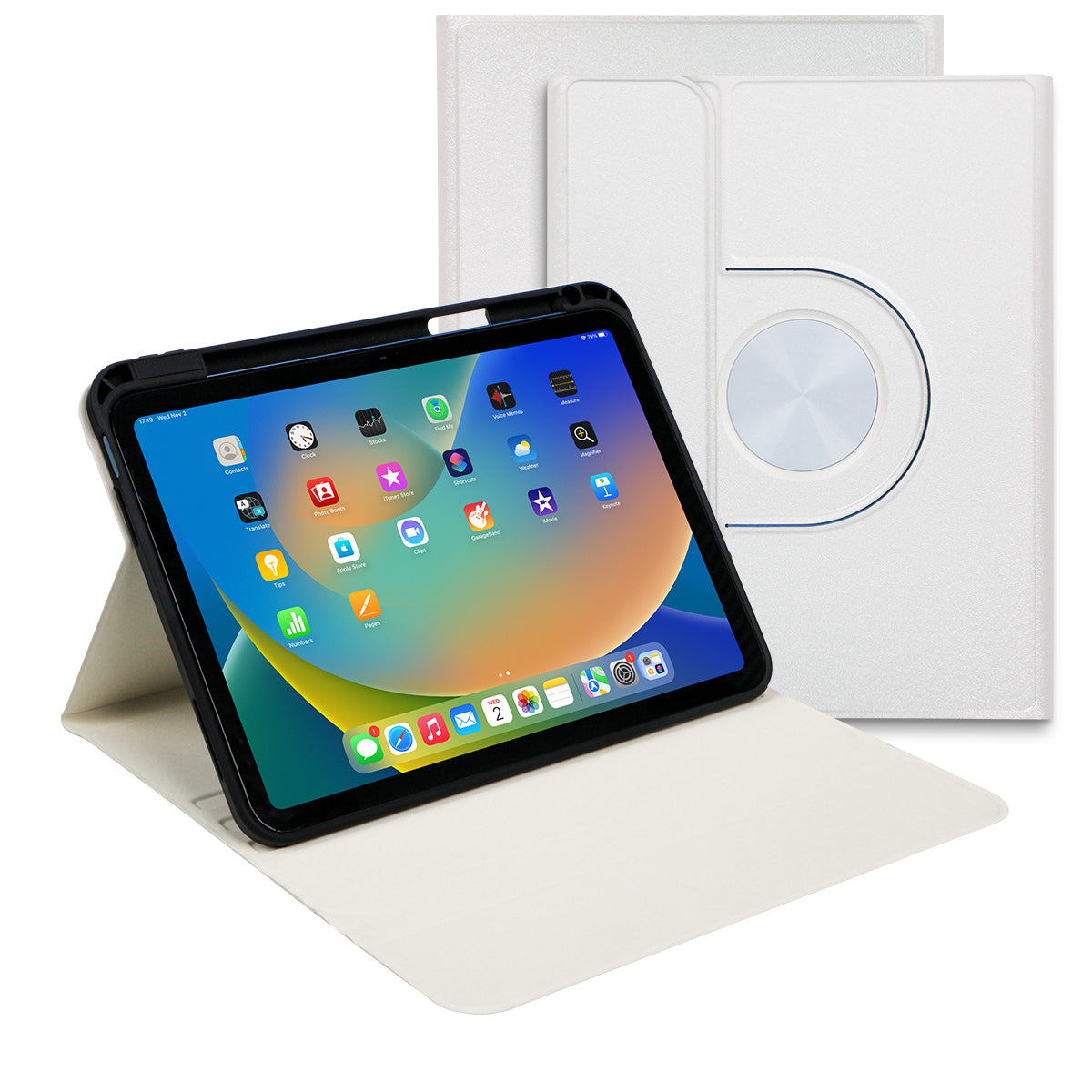 Magnifique étui de protection détachable en acrylique pour tablette Ipad 10.9, étui antichoc, couverture intelligente
