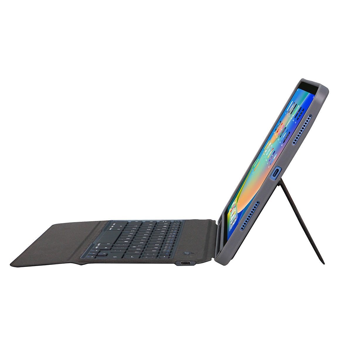 Wholesale Price Bluetooth Keyboard Folio with Hinge Kickstand for 10.9'' iPad 10 Smart Keyboard Case iPad Keyboard for iPad