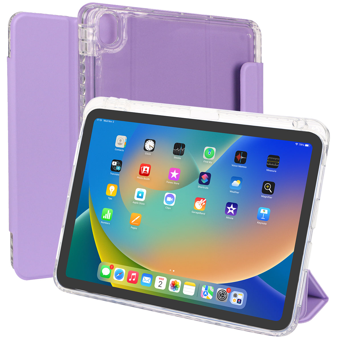Factory Wholesale Transparent Protective Case for iPad 10 10.9'' iPad Protector Folio Cover Sleeve