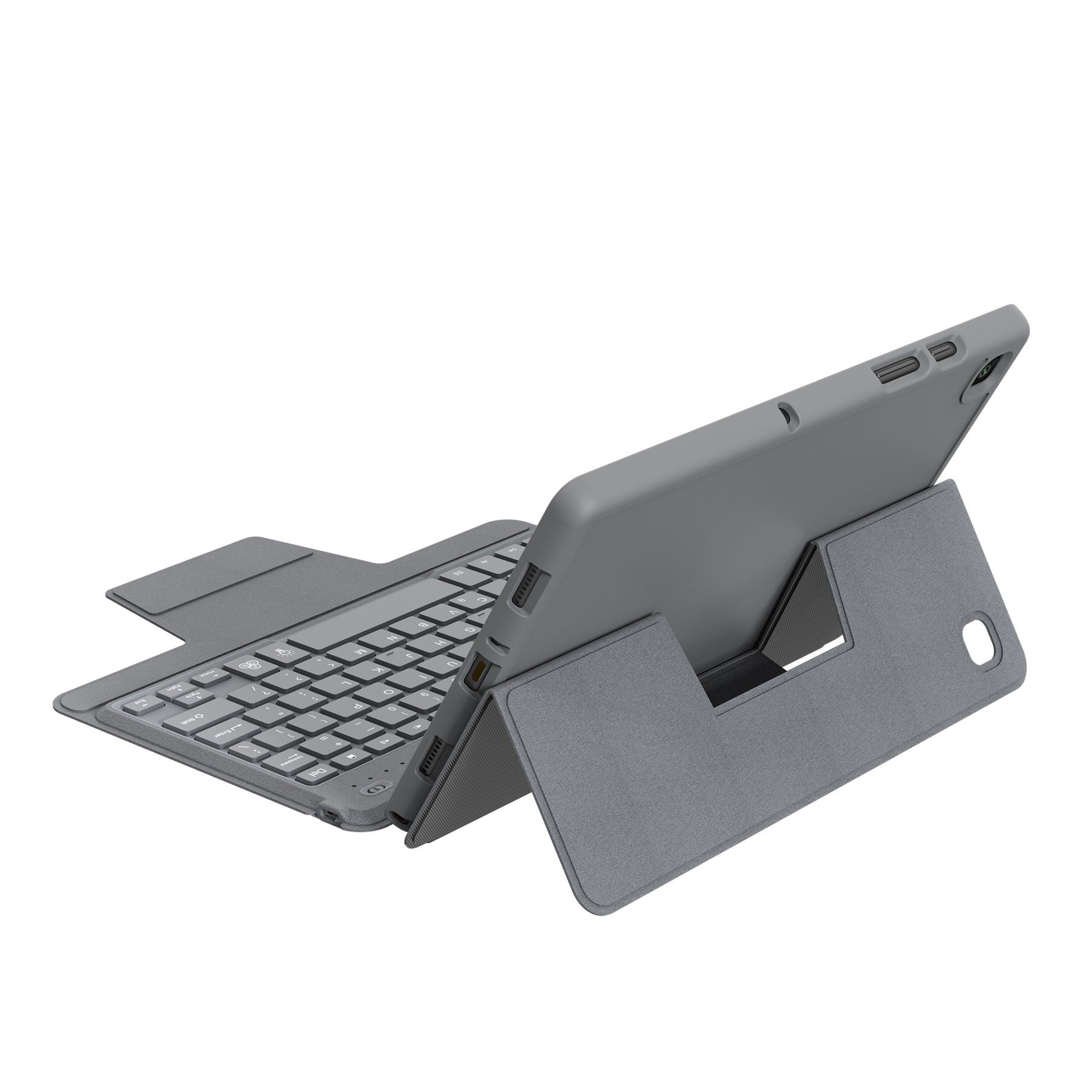 Étui pour clavier pour tablette samsung galaxy tab A7 avec étui en cuir rétro-éclairé rvb étui pour tablette