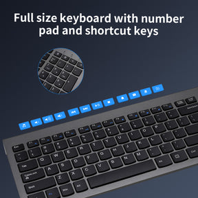 Ensembles de claviers et souris filaires légers et bien conçus, 108 touches, Combo souris et clavier d'ordinateur pour le travail de bureau
