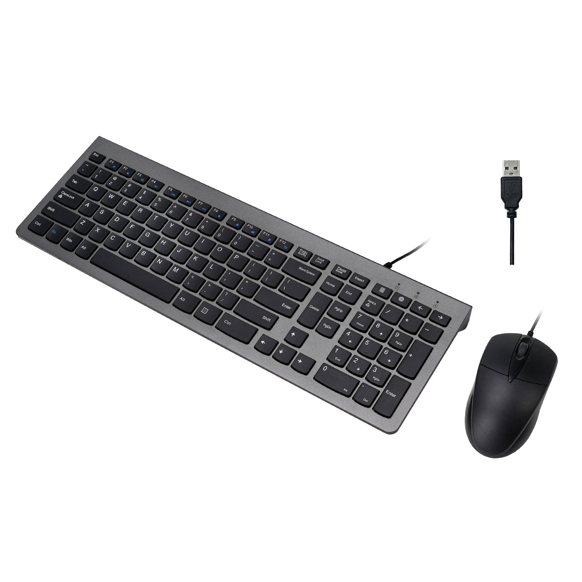 Well-designed lightweight 108 Keys Wired Keyboards Mouse Sets Combo Computer Mouse And Keyboard For Office work